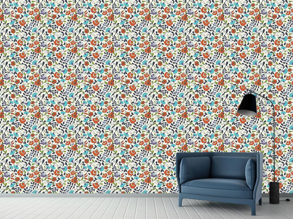 patterned-wallpaper-folklore-flowers-on-vases