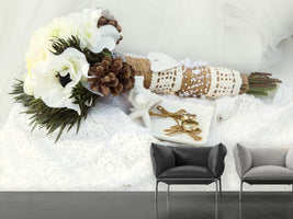 photo-wallpaper-bridal-bouquet-with-wedding-rings