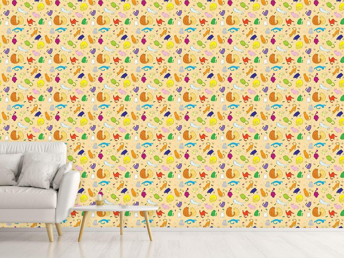 patterned-wallpaper-cute-cats