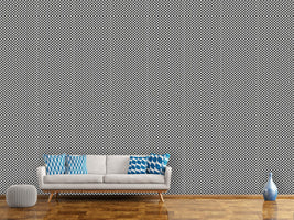 patterned-wallpaper-metal-weave