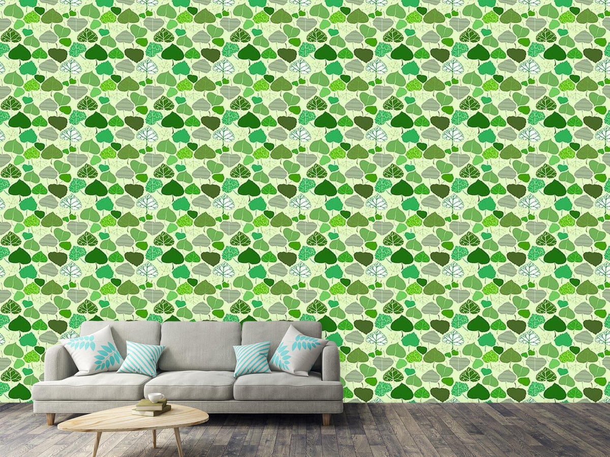 patterned-wallpaper-leaf-world