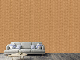 patterned-wallpaper-caramel-crosses