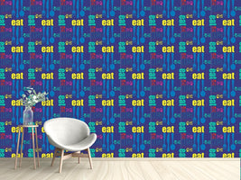 patterned-wallpaper-eat-and-enjoy