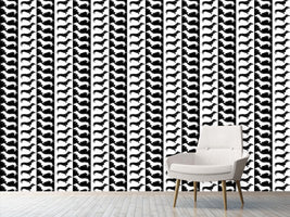 patterned-wallpaper-dachshund-black-and-white