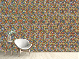 patterned-wallpaper-circles-on-circles