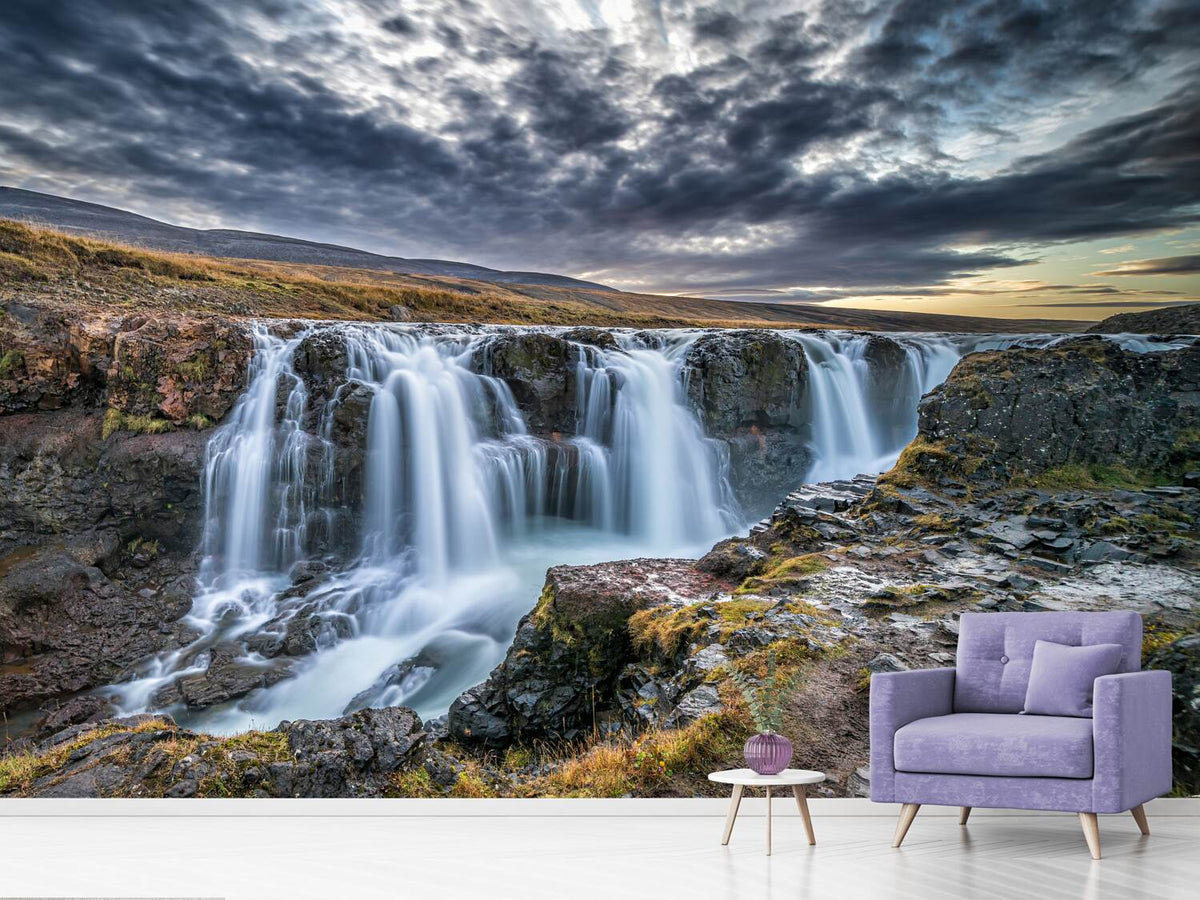 photo-wallpaper-unknown-falls-in-iceland-x