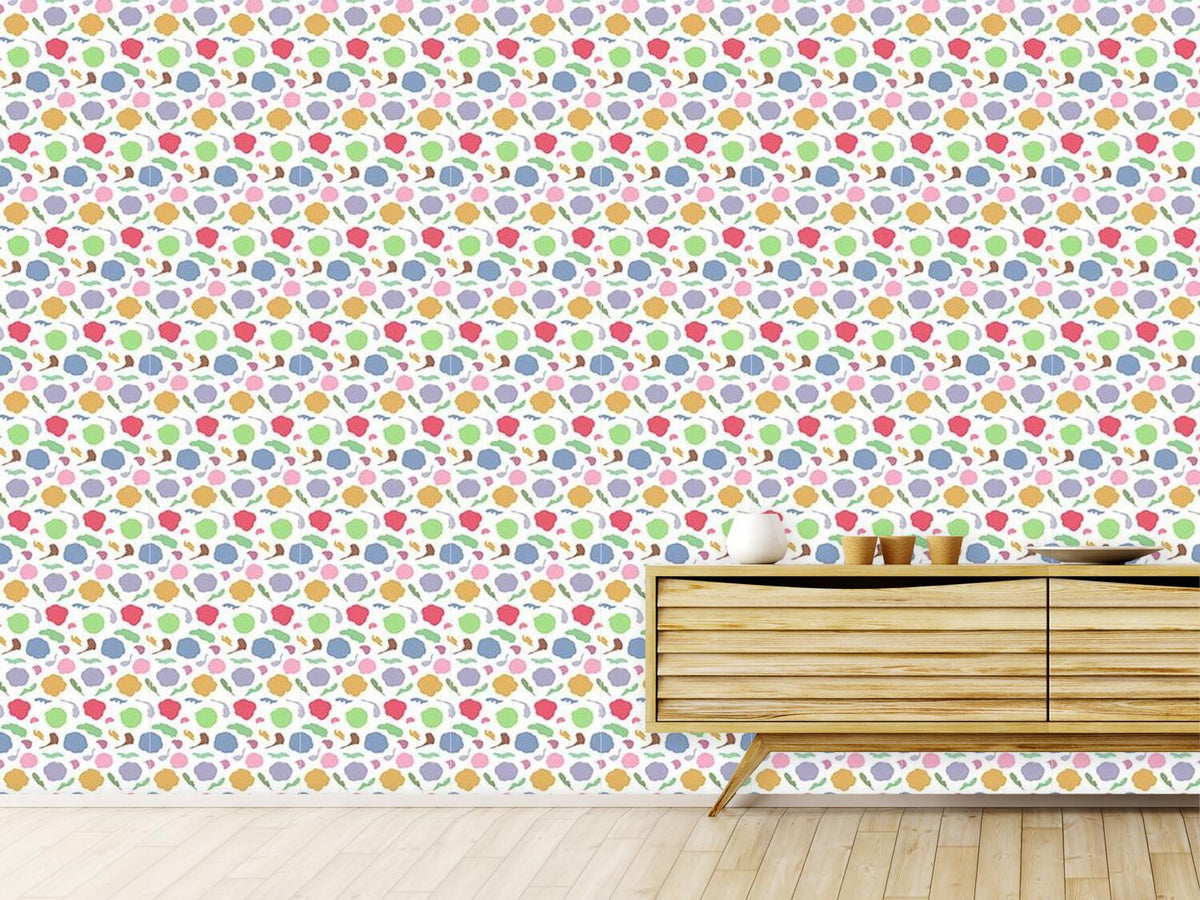 patterned-wallpaper-kindergarten-flowers