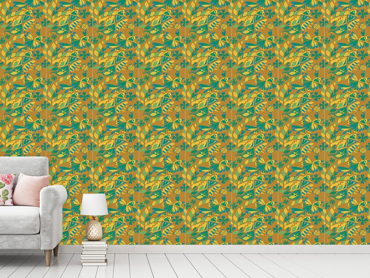 patterned-wallpaper-artistic-bird