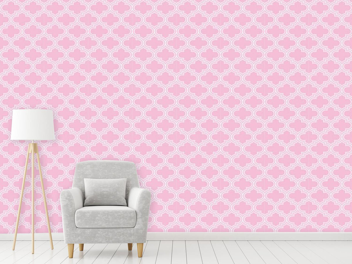 patterned-wallpaper-retro-morocco-pink