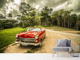 photo-wallpaper-a-vintage-car-in-cuba