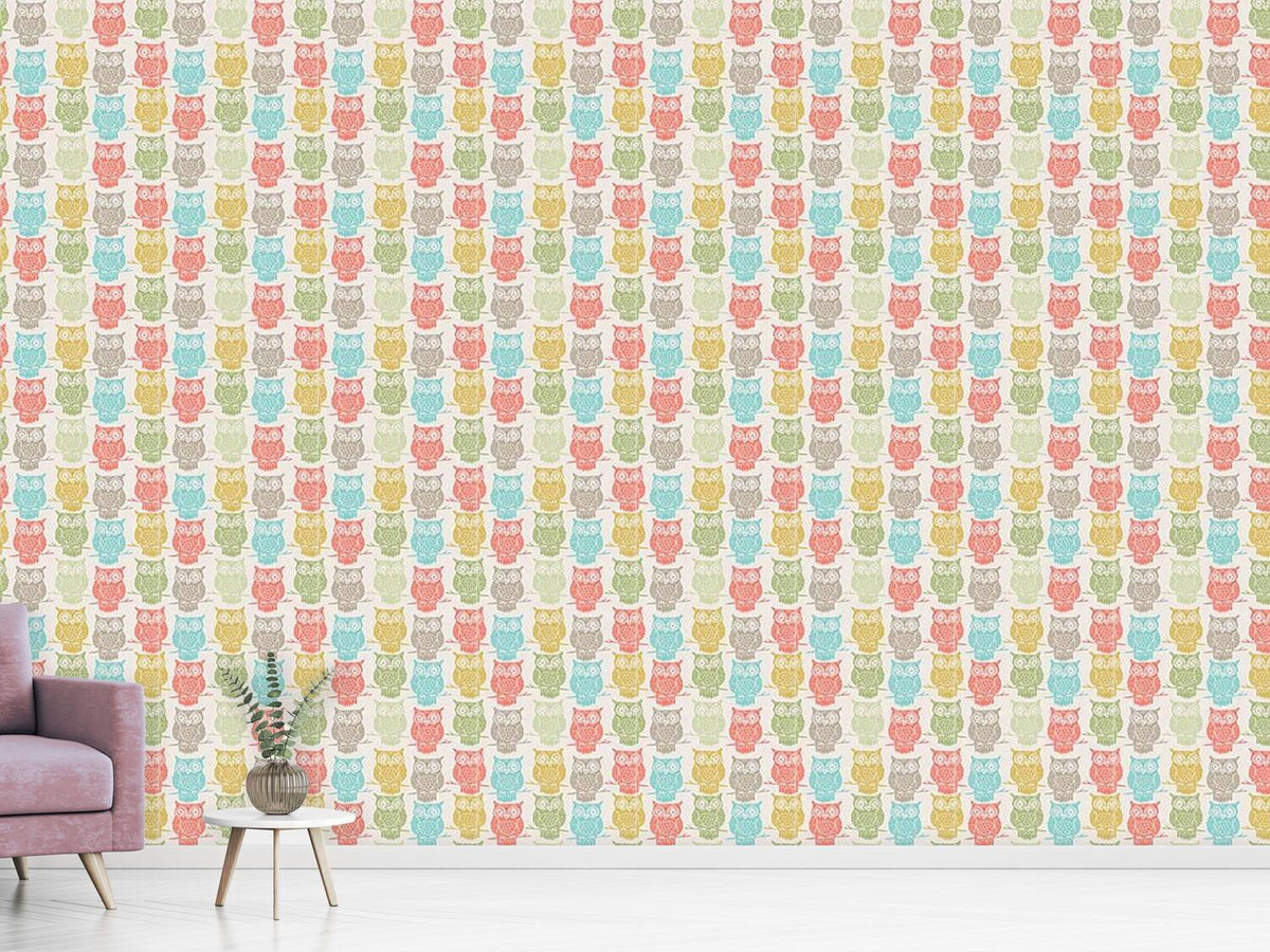 patterned-wallpaper-colored-owls-look-out