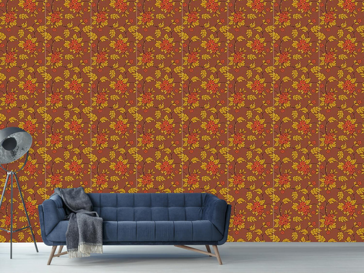 patterned-wallpaper-bouquet-mocca