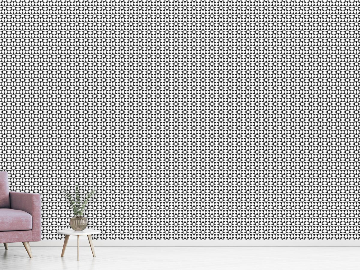 patterned-wallpaper-black-diamond-illusion