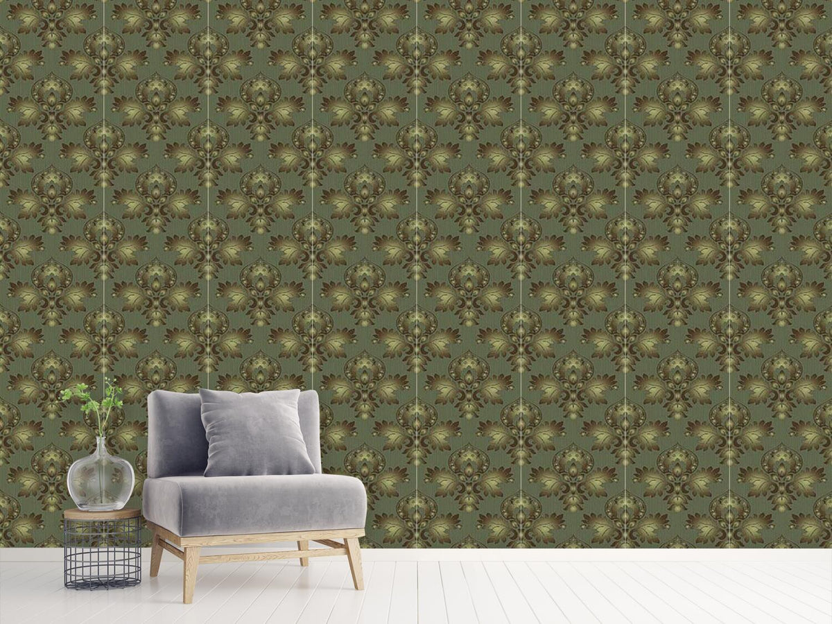 patterned-wallpaper-modern-brocade-design