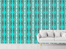 patterned-wallpaper-massai-turqoise